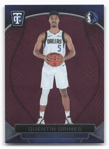 2024-25 Panini Totally Certified #41 Quentin Grimes Mirror Maroon 23221