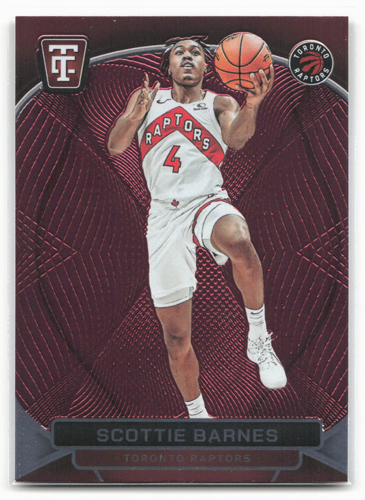 2024-25 Panini Totally Certified #104 Scottie Barnes Mirror Maroon 23224
