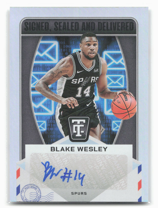 2024-25 Panini Totally Certified #SD-WES Blake Wesley Signed, Sealed, Delivered