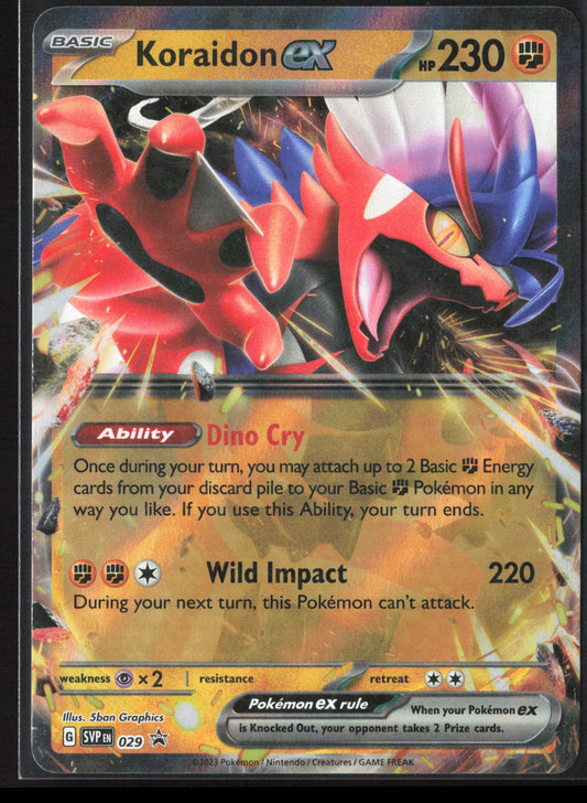 SV: Scarlet & Violet Promo Cards #029 Koraidon ex Holo 23234