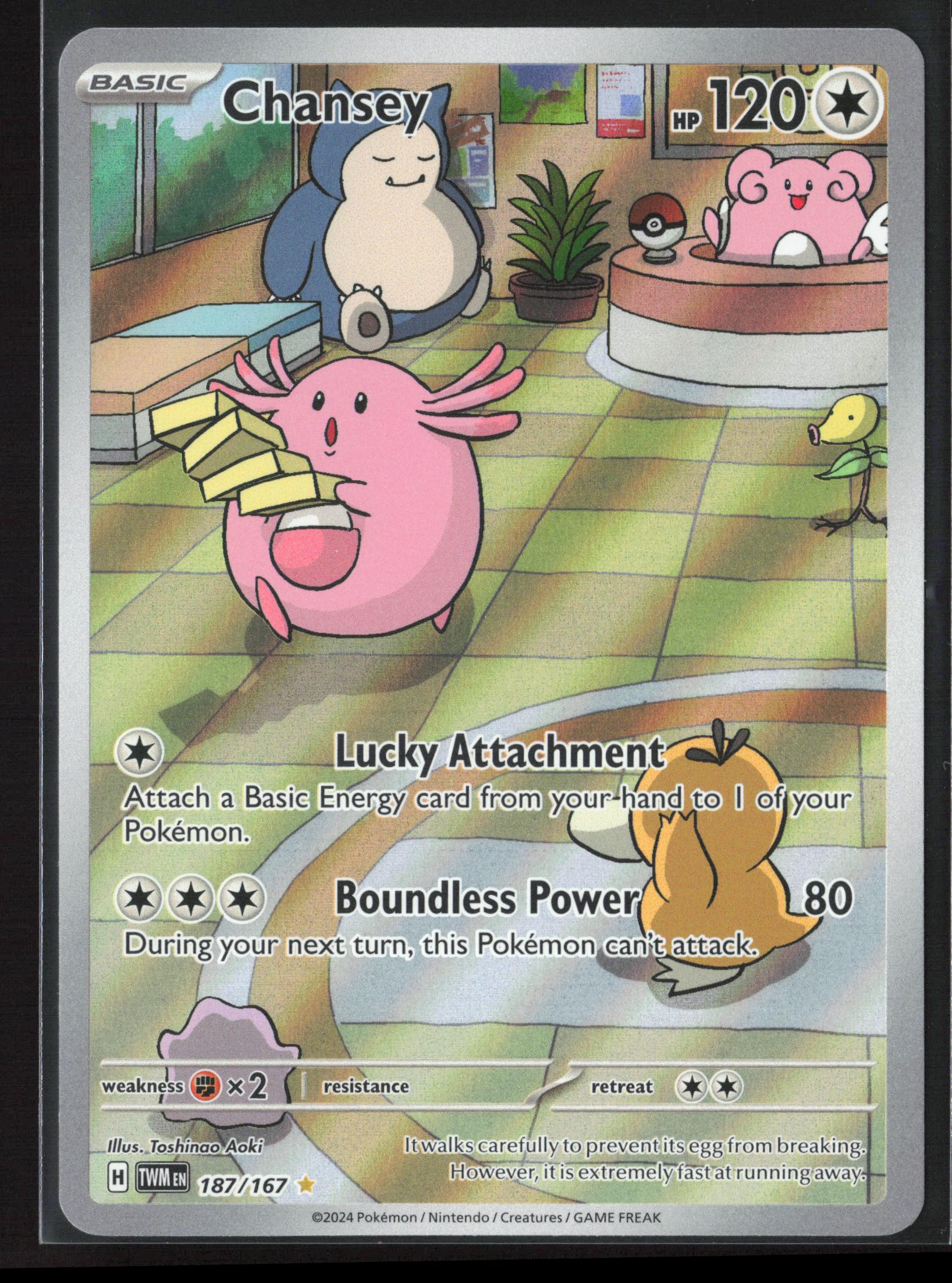 SV06: Twilight Masquerade #187/167 Chansey Holo 23236