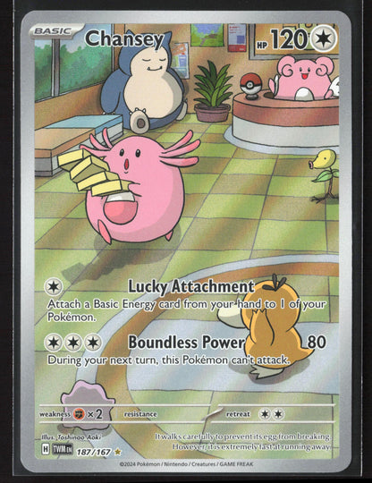 SV06: Twilight Masquerade #187/167 Chansey Holo 23237
