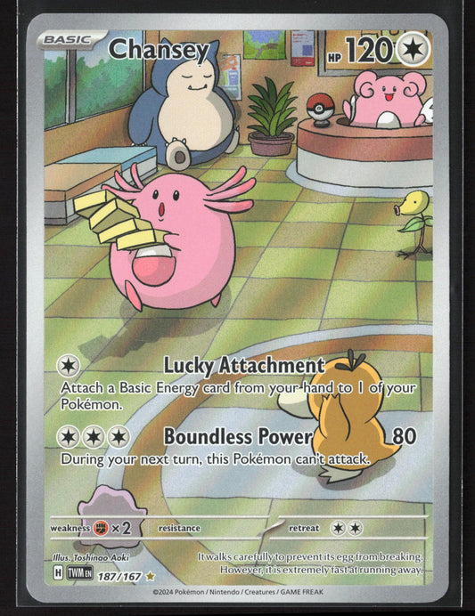 SV06: Twilight Masquerade #187/167 Chansey Holo 23237
