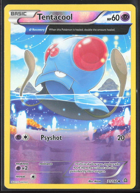 XY - Primal Clash #71/160 Tentacool (Alpha) Holo 23249
