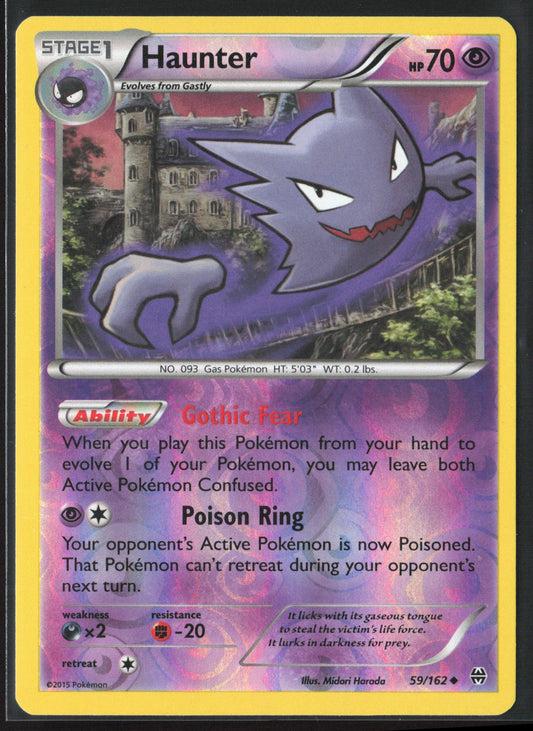 XY - BREAKthrough #59/162 Haunter Reverse Holo 23250