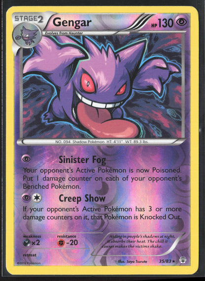 Generations #35/83 Gengar Reverse Holo 23252