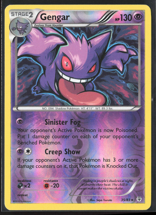 Generations #35/83 Gengar Reverse Holo 23252