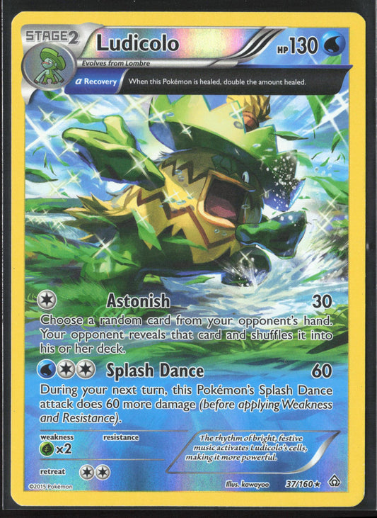 XY - Primal Clash #37/160 Ludicolo (Alpha) Holo 23259