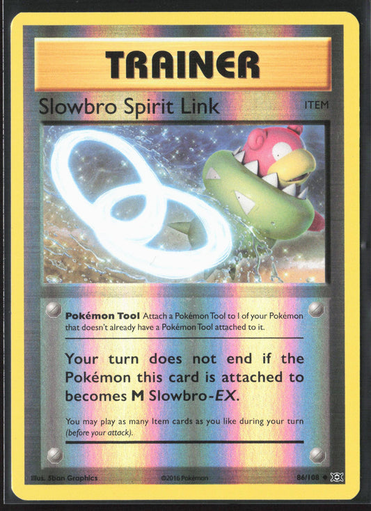 XY - Evolutions #86/108 Slowbro Spirit Link Reverse Holo 23266