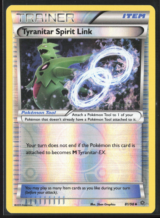 XY - Ancient Origins #81/98 Tyranitar Spirit Link Reverse Holo 23268