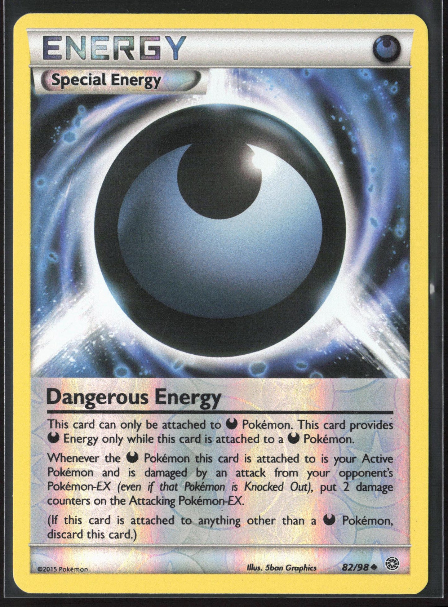 XY - Ancient Origins #82/98 Dangerous Energy Reverse Holo 23269