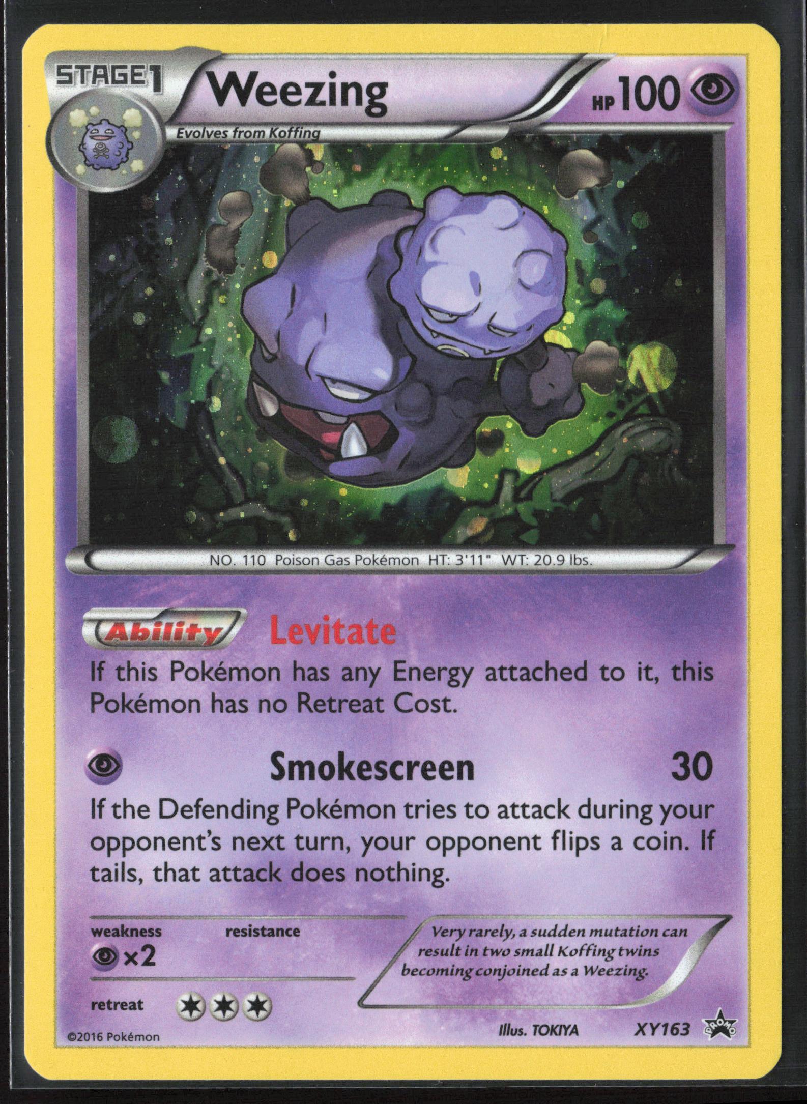 XY Promos #XY163 Weezing Holo 23272