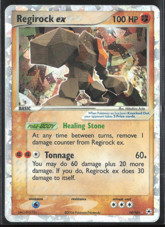 Hidden Legends #98/101 Regirock ex Holo 23275