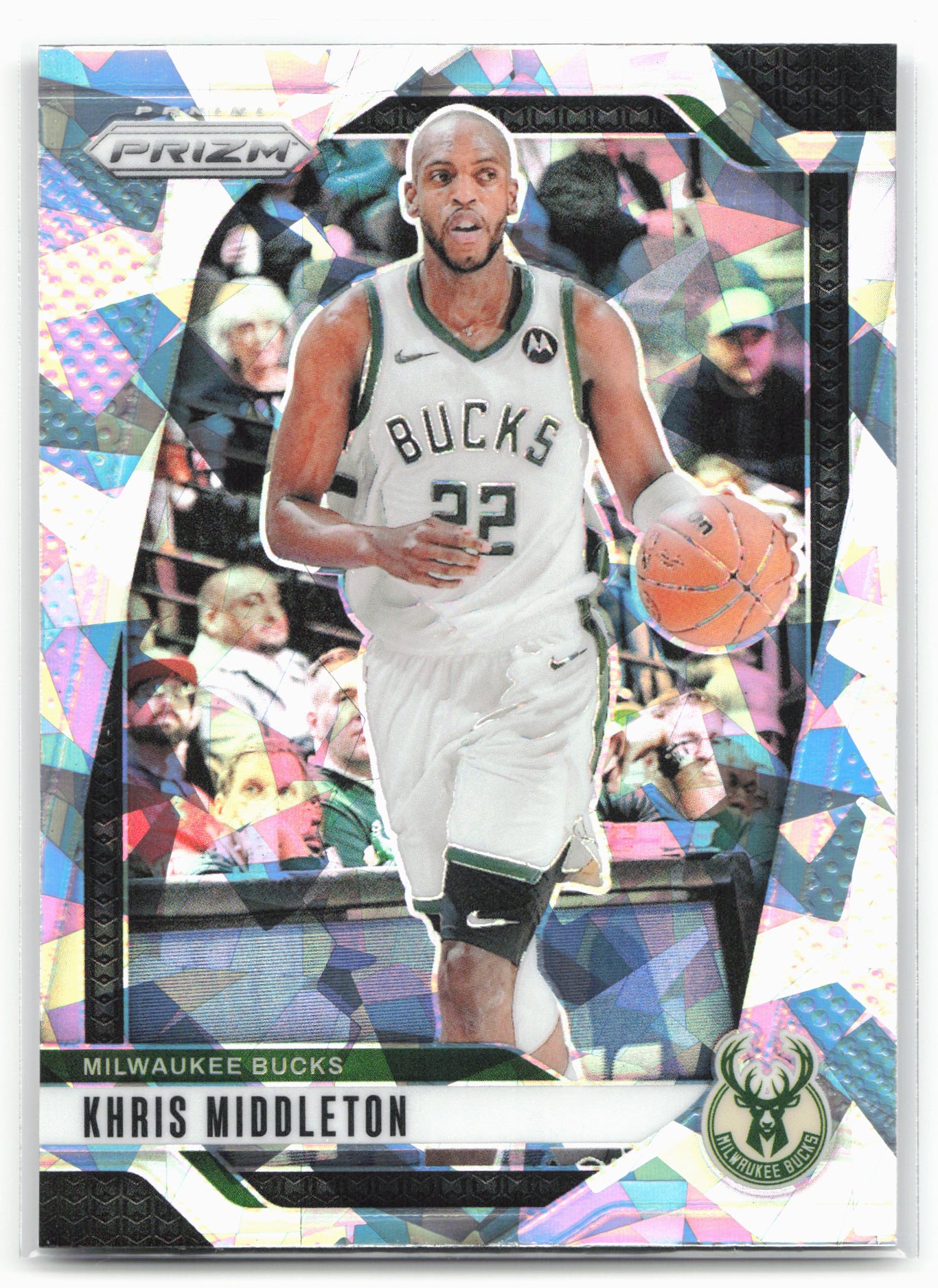 2024-25 Panini Prizm #153 Khris Middleton Prizms Ice