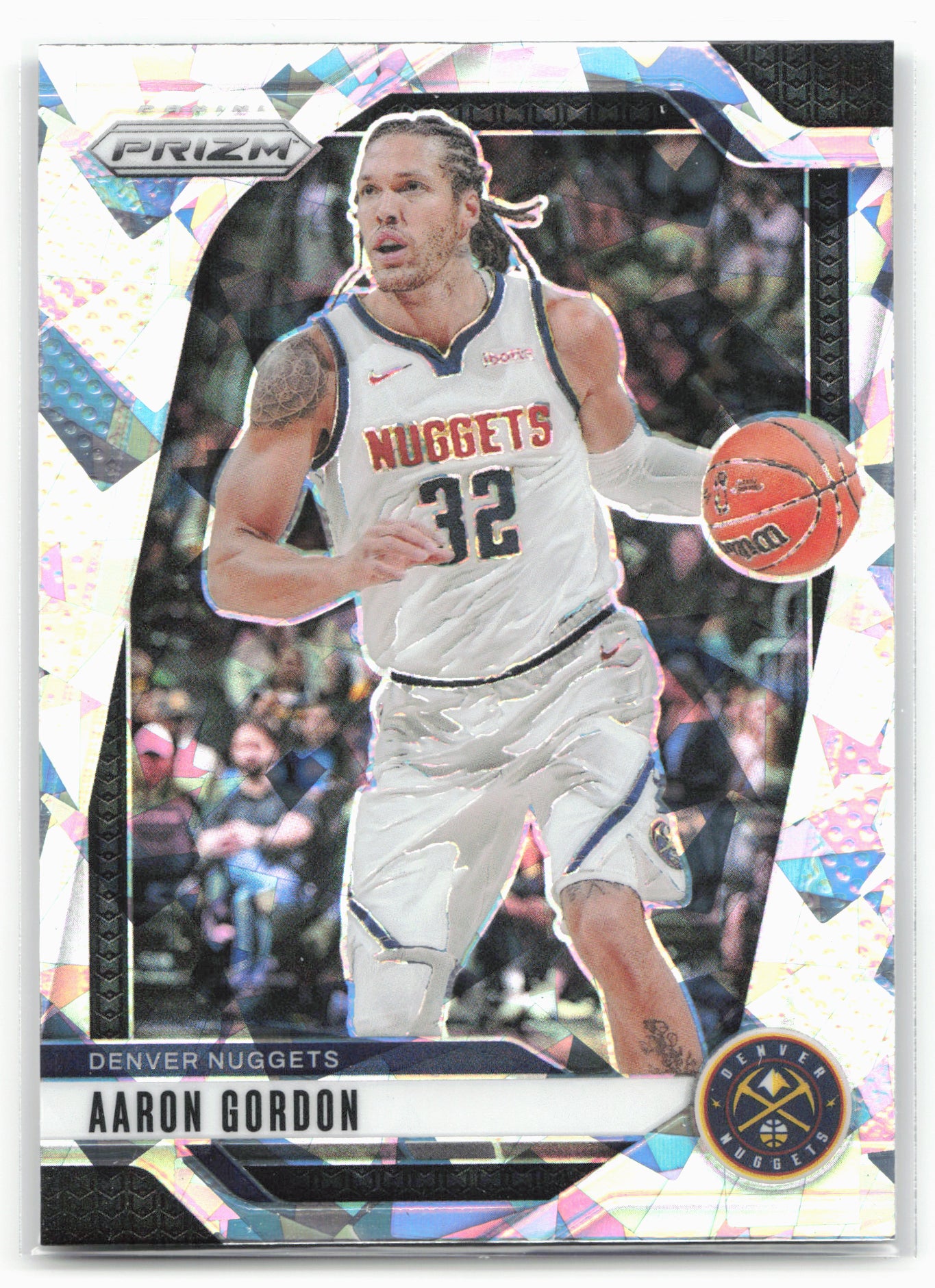 2024-25 Panini Prizm #168 Aaron Gordon Prizms Ice