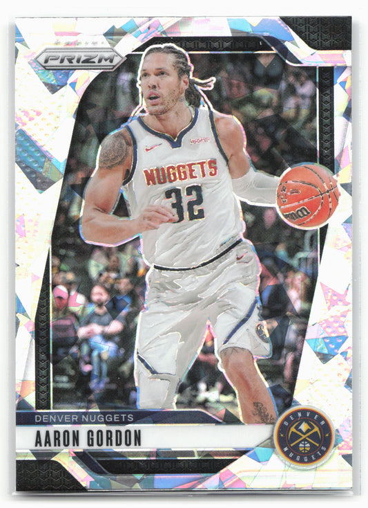 2024-25 Panini Prizm #168 Aaron Gordon Prizms Ice