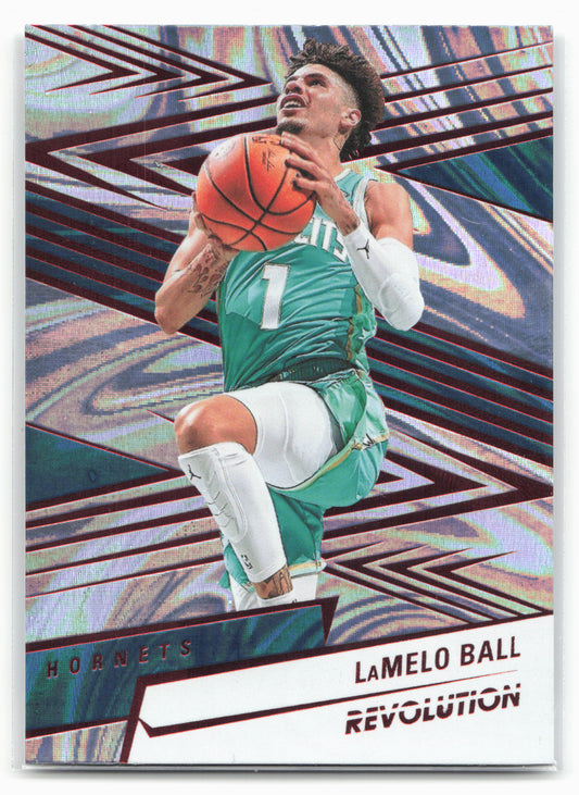 2024-25 Panini Revolution #89 LaMelo Ball Red Swirl