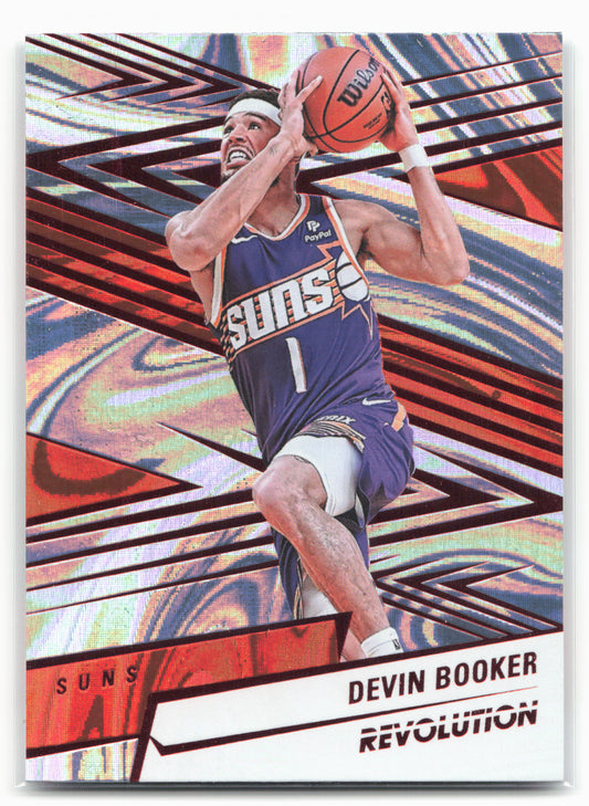 2024-25 Panini Revolution #83 Devin Booker Red Swirl