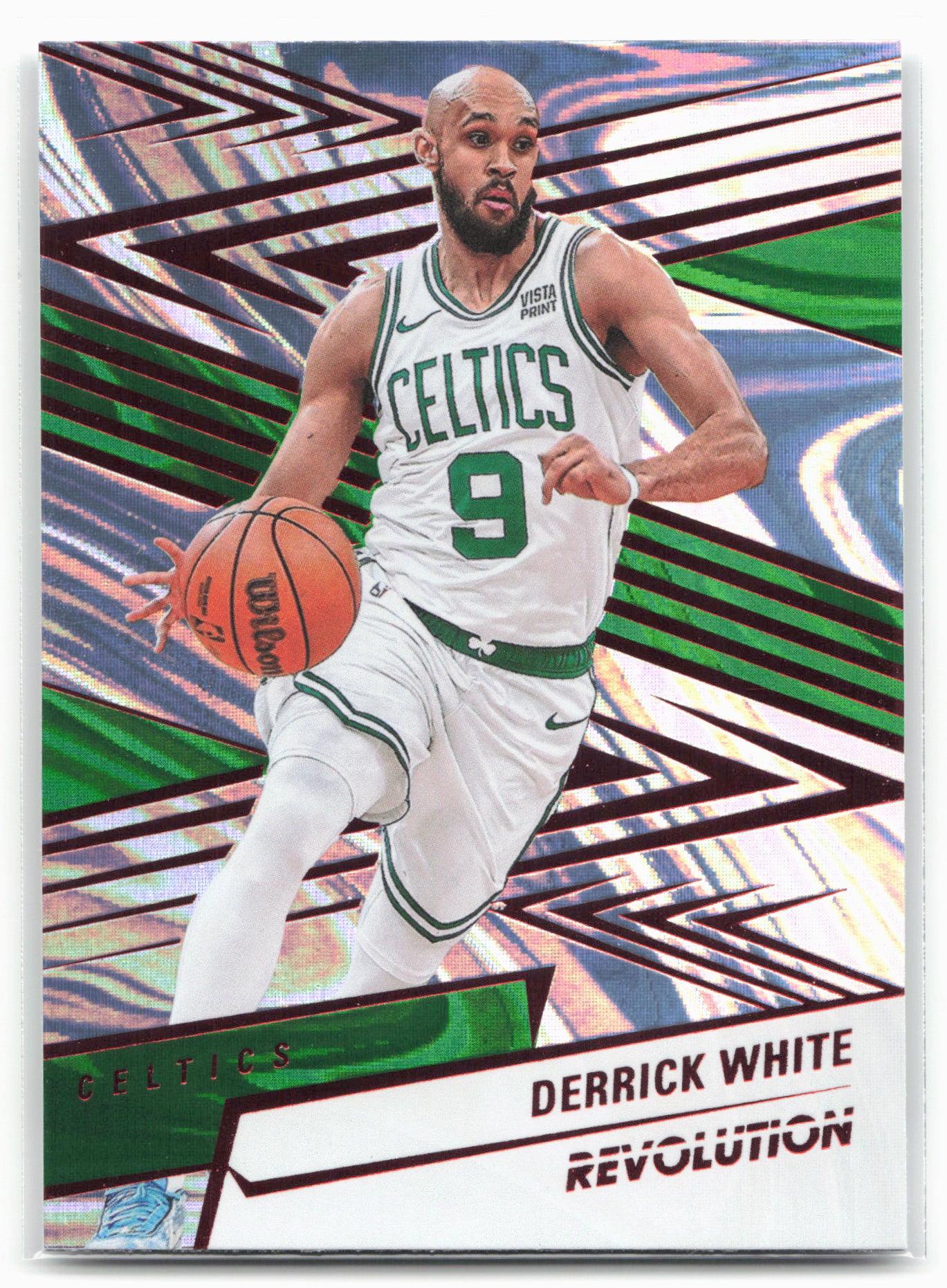 2024-25 Panini Revolution #18 Derrick White Red Swirl