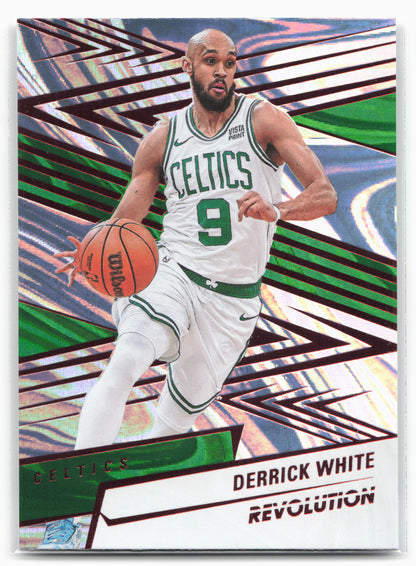2024-25 Panini Revolution #18 Derrick White Red Swirl