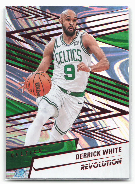 2024-25 Panini Revolution #18 Derrick White Red Swirl
