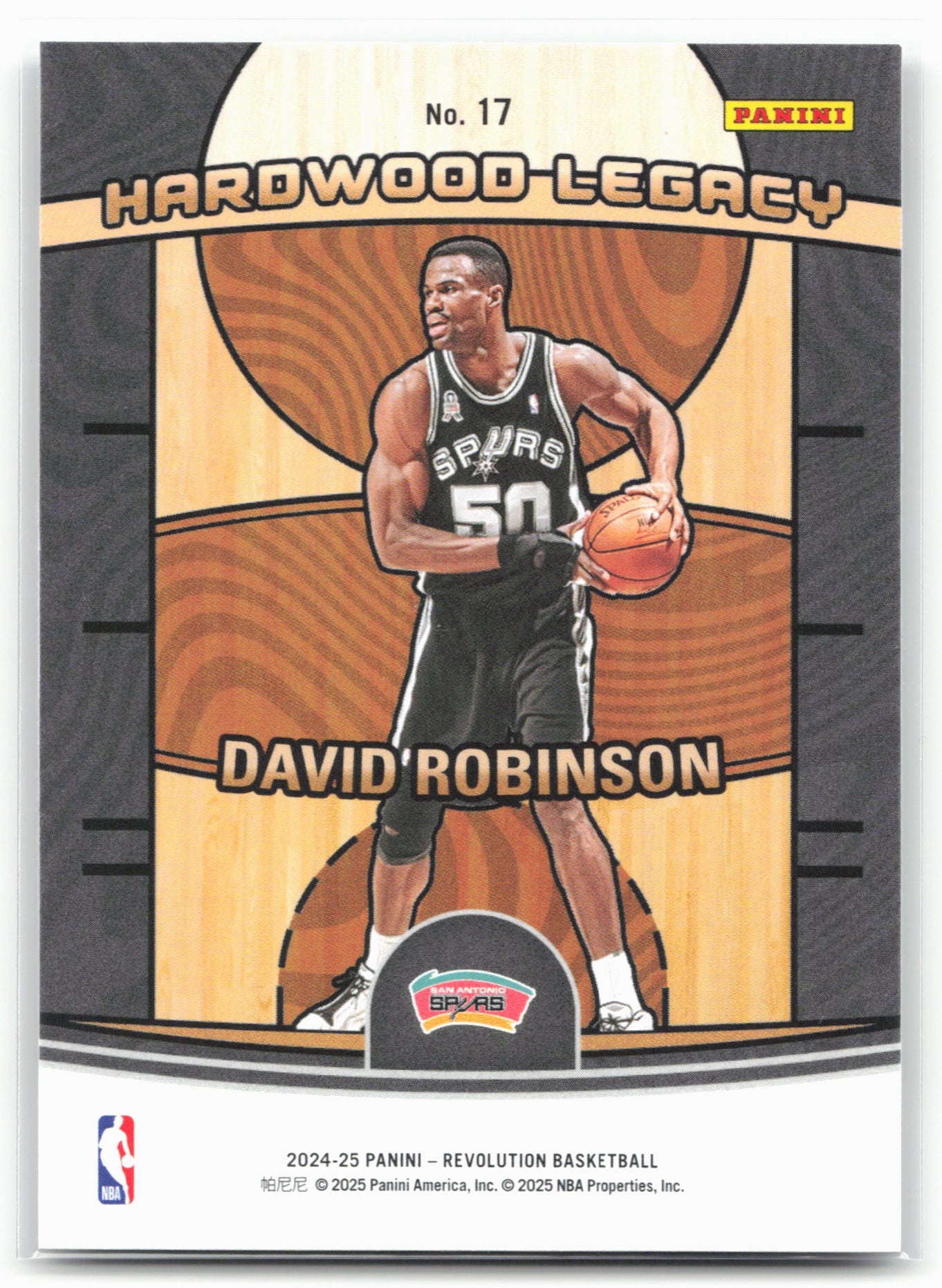 2024-25 Panini Revolution #17 David Robinson Hardwood Legacy