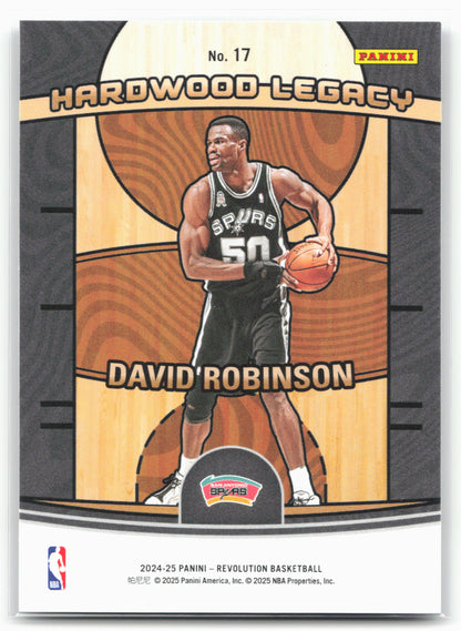2024-25 Panini Revolution #17 David Robinson Hardwood Legacy