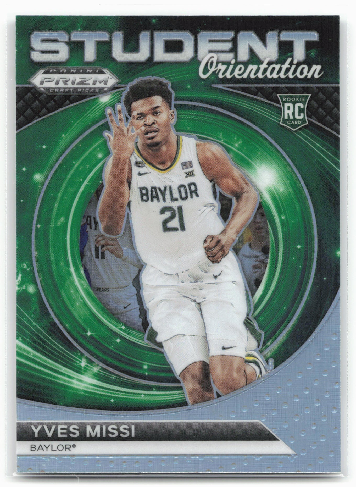 2024 Panini Prizm Draft Picks #25 Yves Missi Student Orientation Prizms Silver