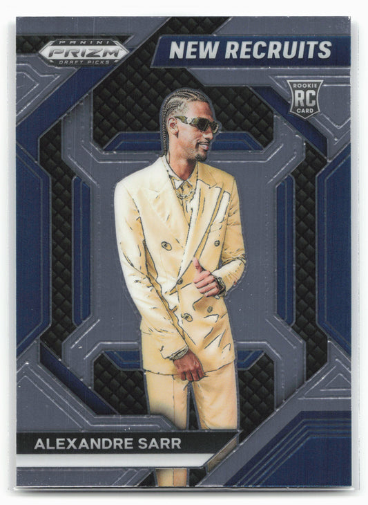 2024 Panini Prizm Draft Picks #4 Alexandre Sarr New Recruits 23308