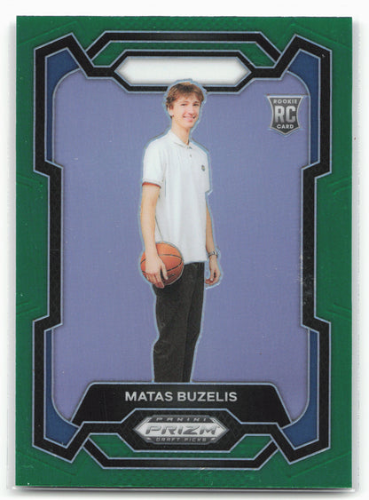 2024 Panini Prizm Draft Picks #67 Matas Buzelis Prizms Green