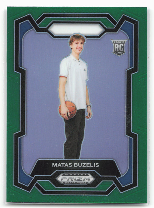 2024 Panini Prizm Draft Picks #67 Matas Buzelis Prizms Green