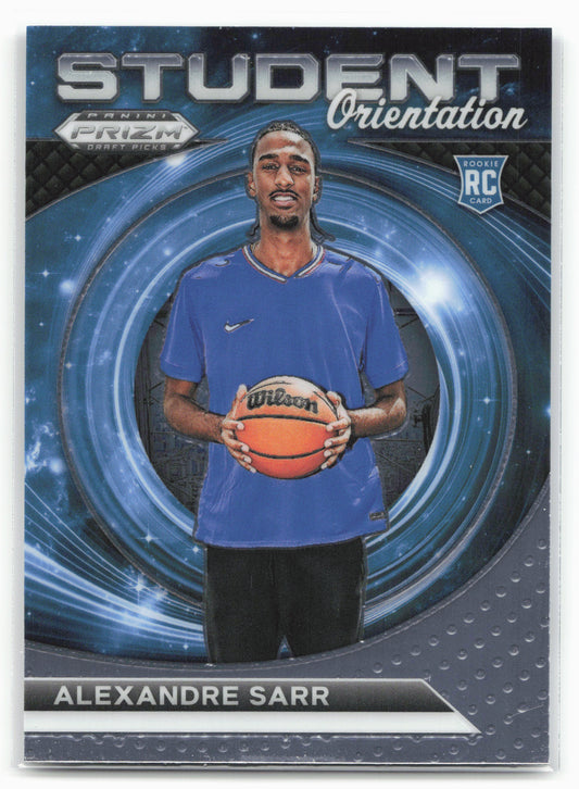 2024 Panini Prizm Draft Picks #17 Alexandre Sarr Student Orientation