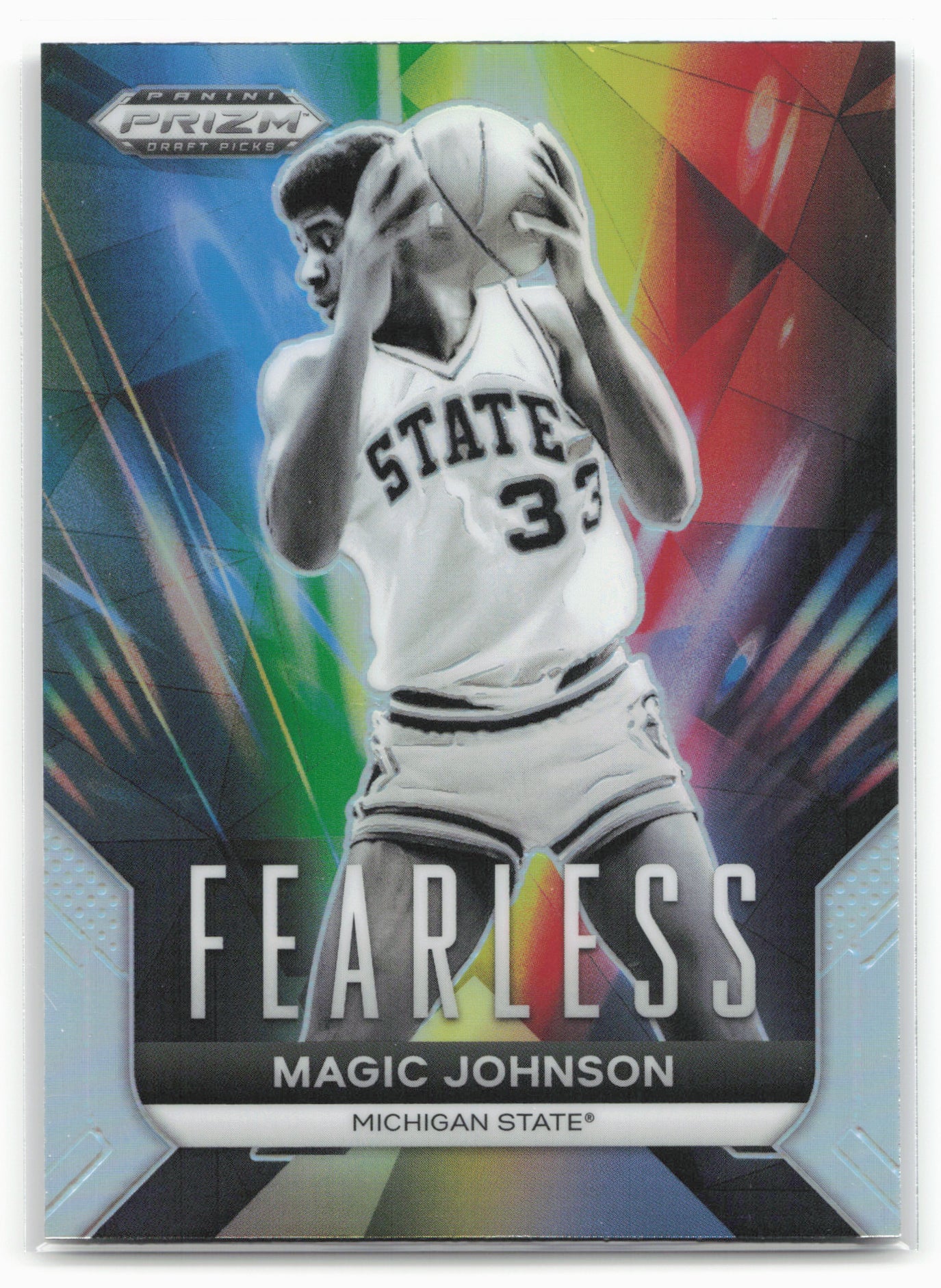 2024 Panini Prizm Draft Picks #13 Magic Johnson Fearless Prizms Silver
