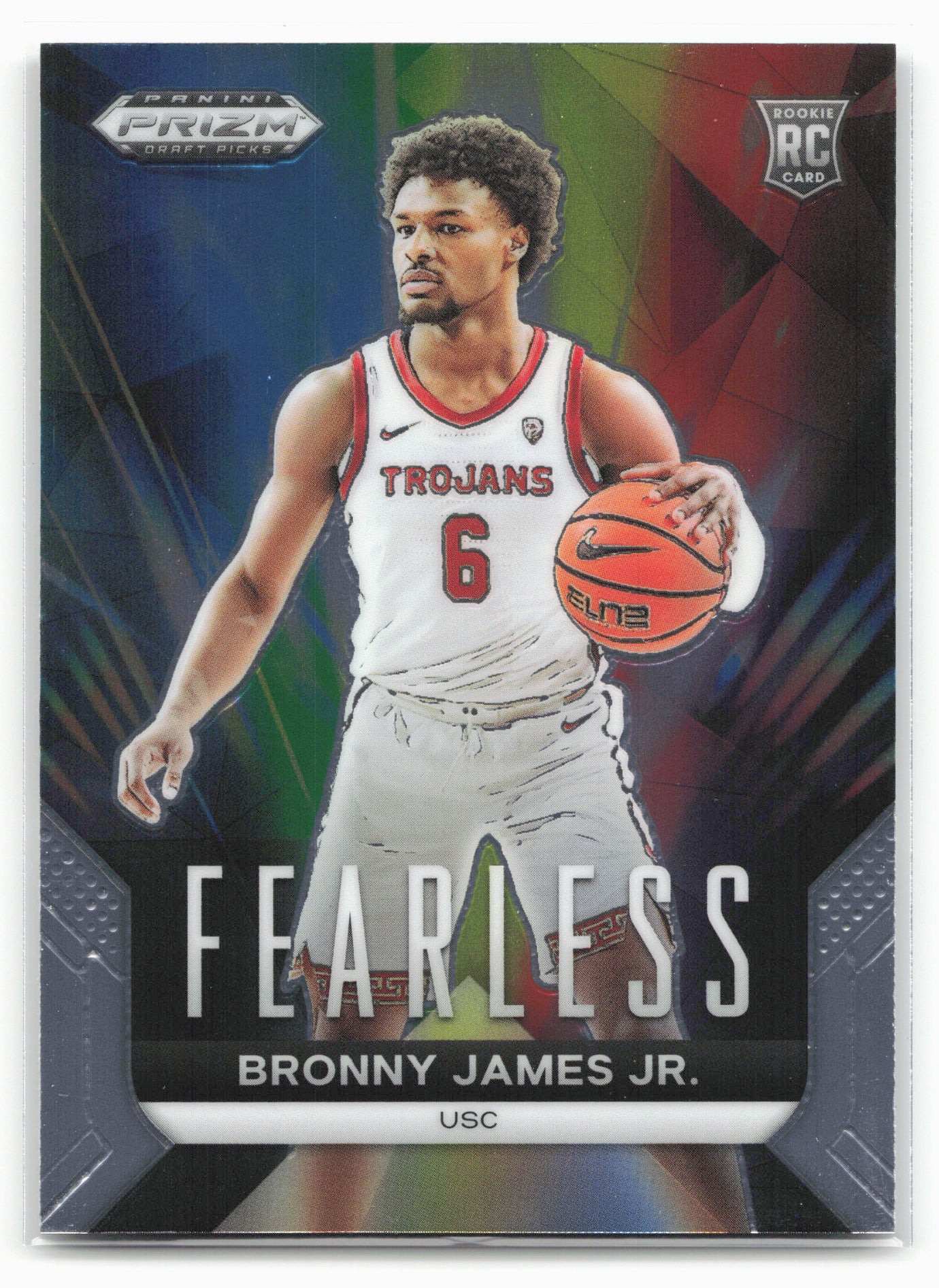 2024 Panini Prizm Draft Picks #3 Bronny James Jr. Fearless