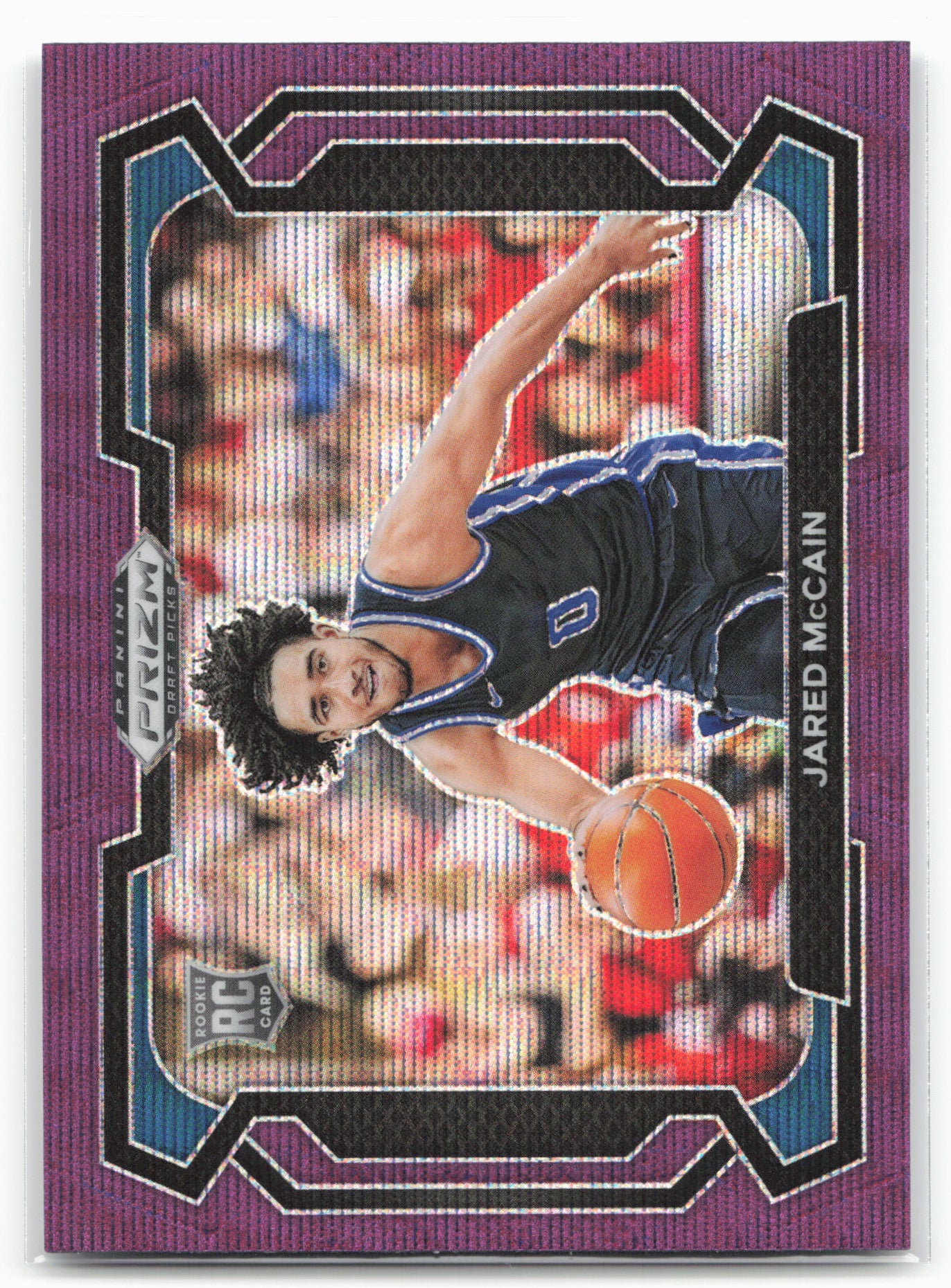 2024 Panini Prizm Draft Picks #35b Jared McCain Prizms Purple Wave