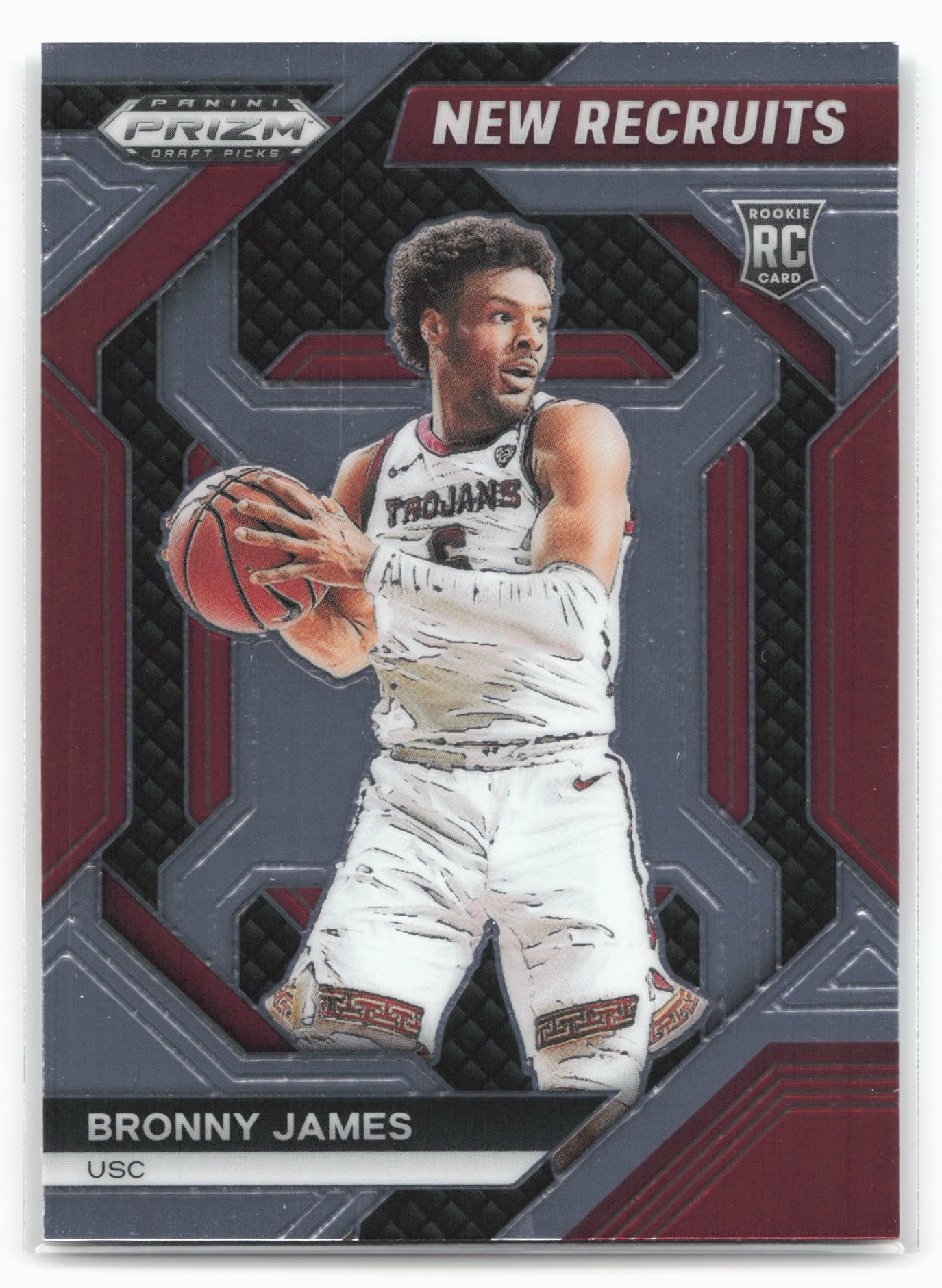 2024 Panini Prizm Draft Picks #2 Bronny James Jr. New Recruits
