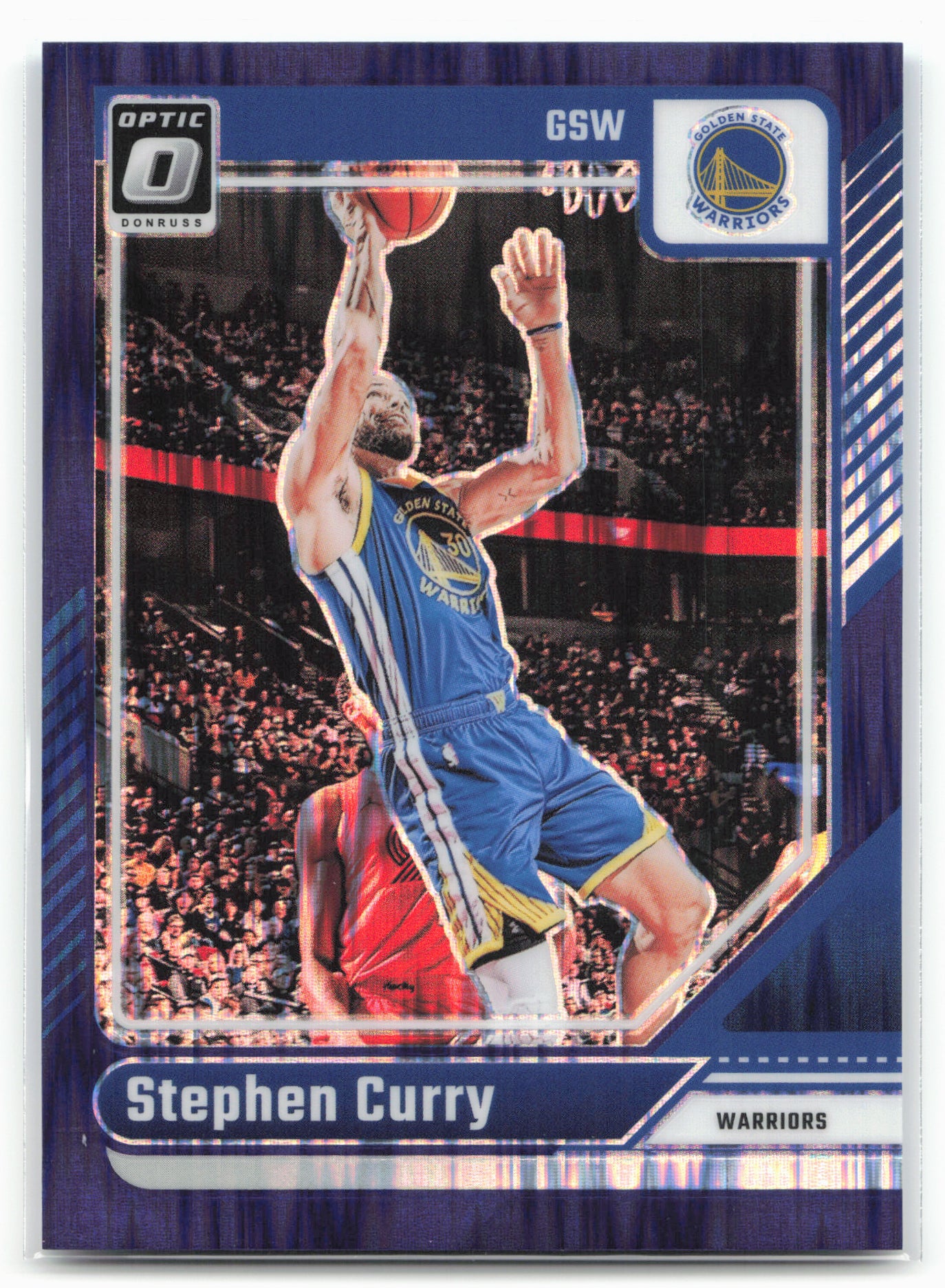 2024-25 Donruss Optic #155 Stephen Curry Purple Shock