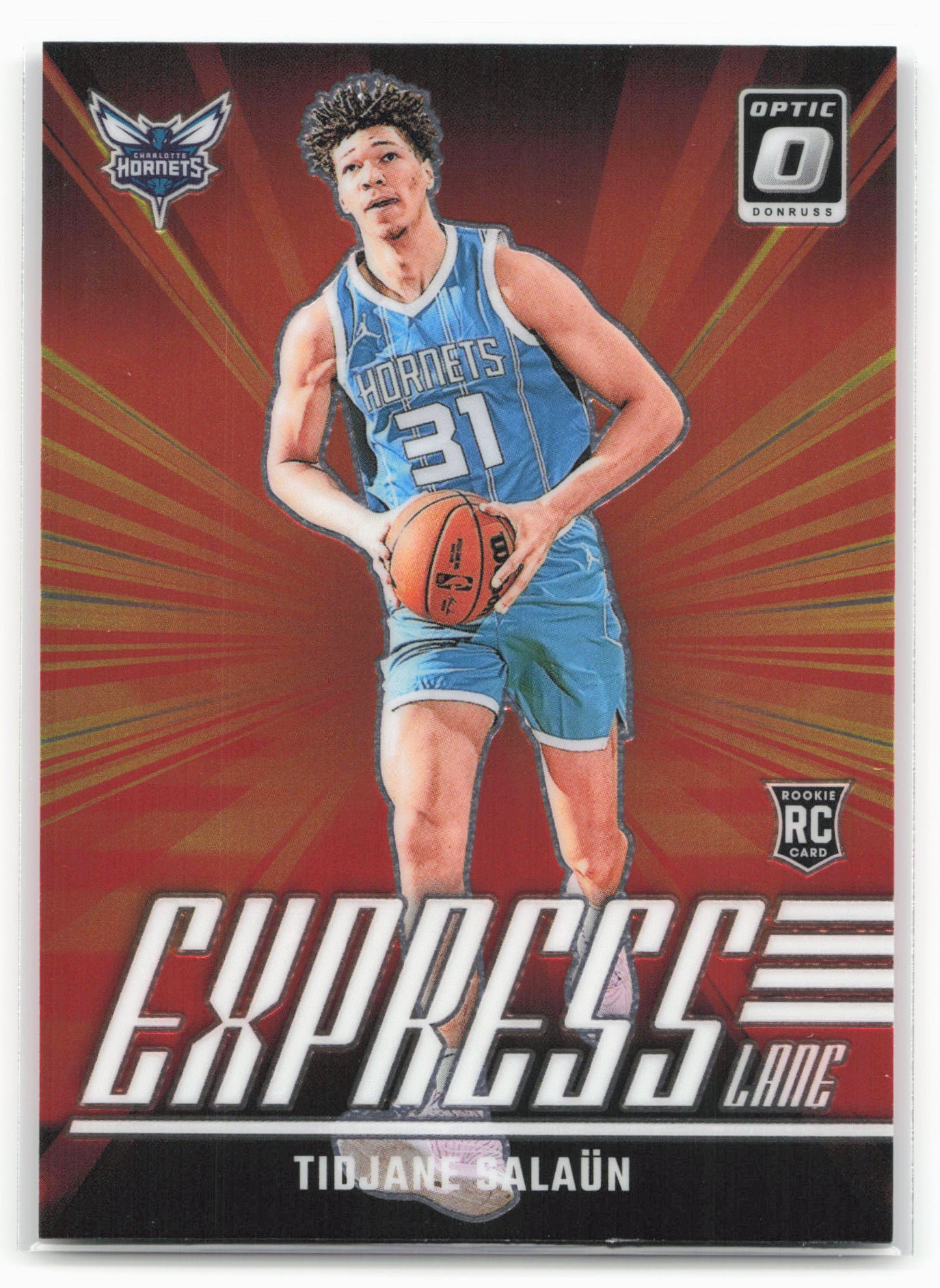 2024-25 Donruss Optic #8 Tidjane Salaun Express Lane