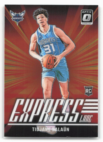 2024-25 Donruss Optic #8 Tidjane Salaun Express Lane