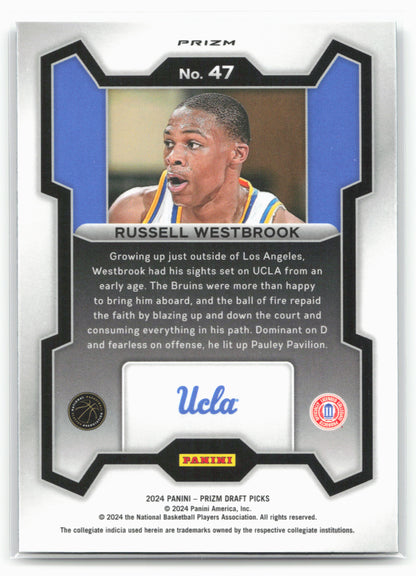 2024 Panini Prizm Draft Picks #47 Russell Westbrook Prizms Silver