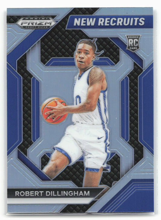 2024 Panini Prizm Draft Picks #18 Robert Dillingham New Recruits Prizms Silver