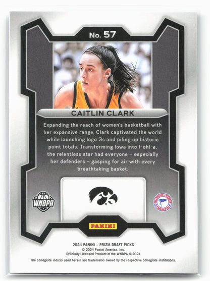 2024 Panini Prizm Draft Picks #57 Caitlin Clark 23339