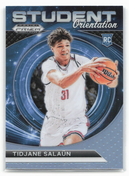 2024 Panini Prizm Draft Picks #6 Tidjane Salaun Orientation Prizms Silver
