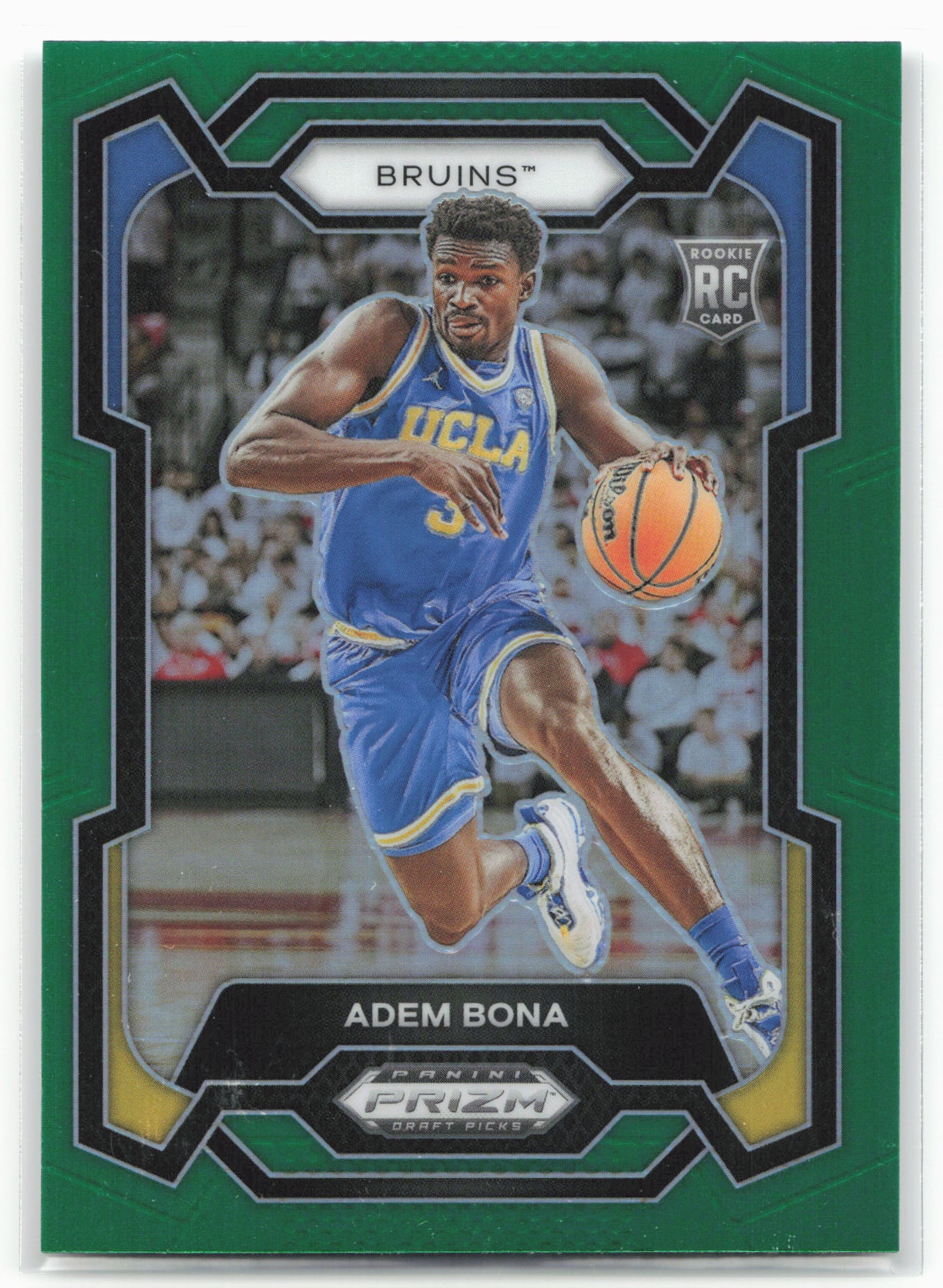 2024 Panini Prizm Draft Picks #60 Adem Bona Prizms Green