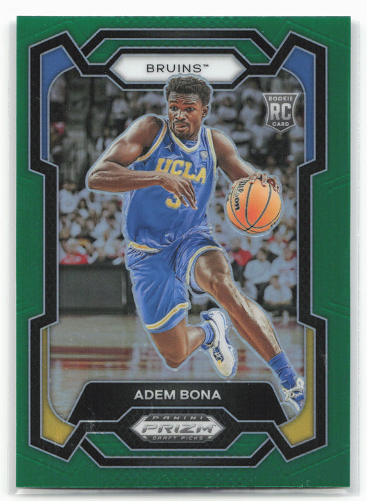 2024 Panini Prizm Draft Picks #60 Adem Bona Prizms Green
