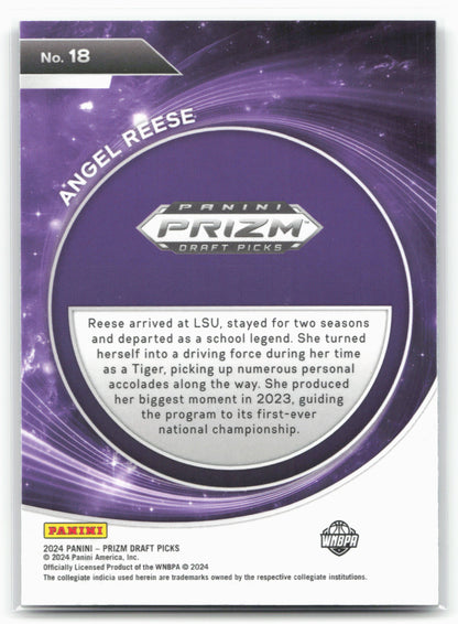 2024 Panini Prizm Draft Picks #18 Angel Reese Student Orientation