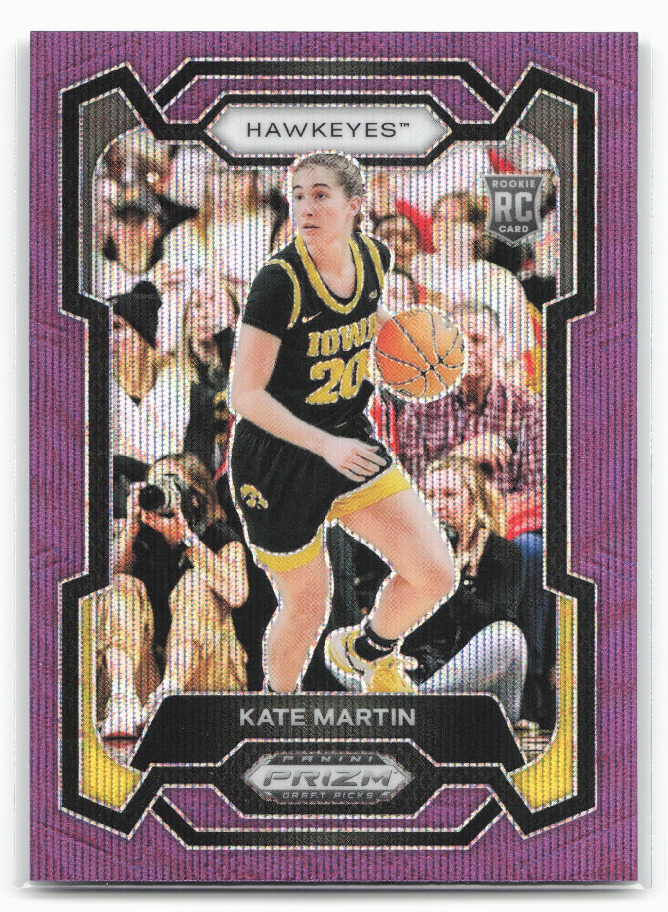 2024 Panini Prizm Draft Picks #62 Kate Martin Prizms Purple Wave