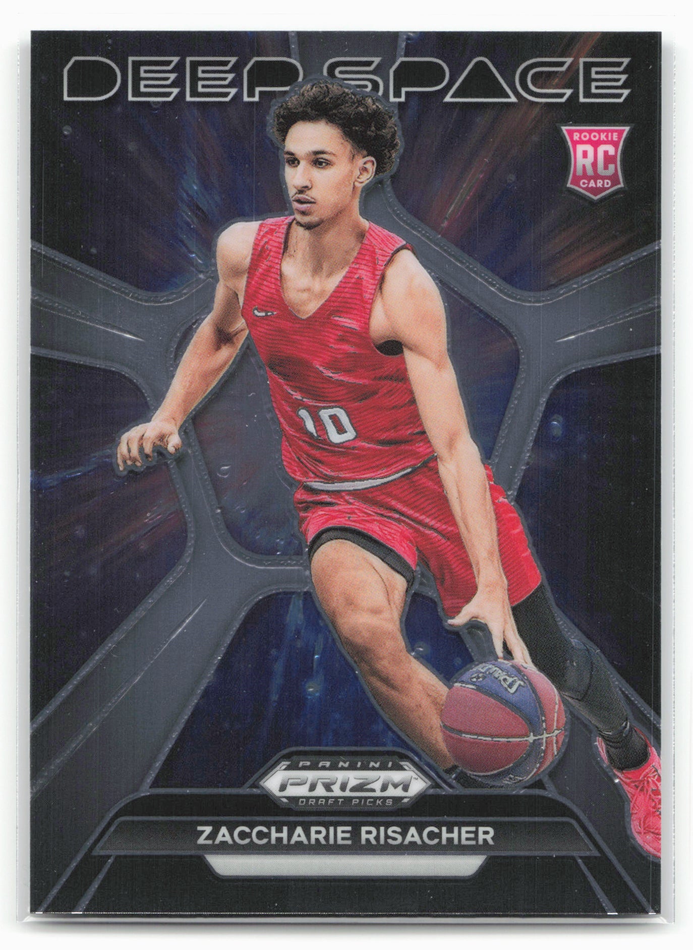2024 Panini Prizm Draft Picks #12 Zaccharie Risacher Deep Space