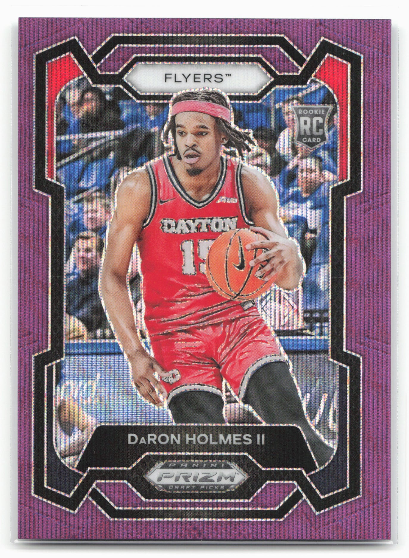2024 Panini Prizm Draft Picks #70 DaRon Holmes II Prizms Purple Wave