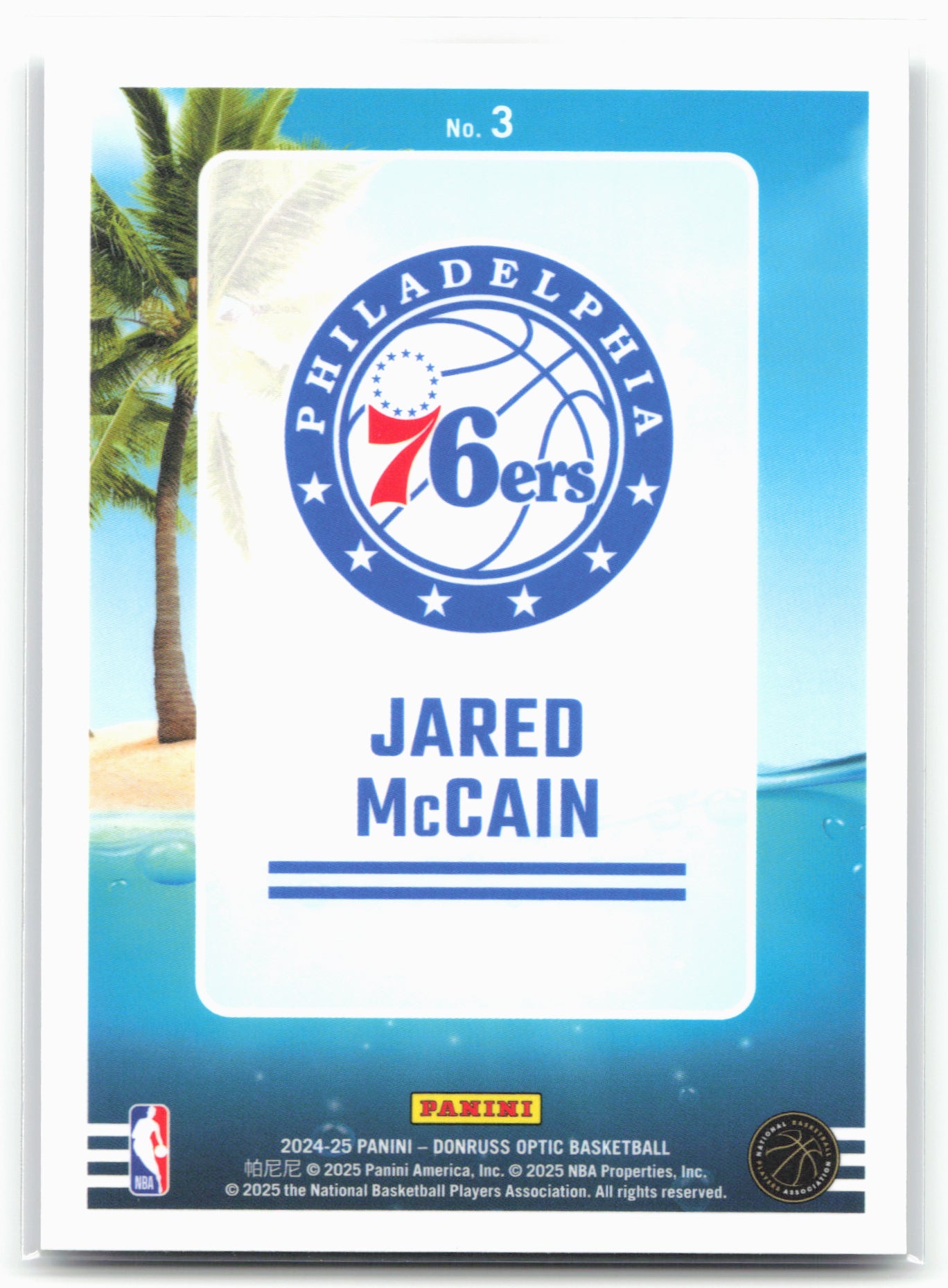 2024-25 Donruss Optic #3 Jared McCain Splash!